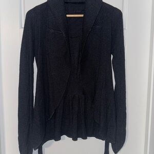 Lululemon dark grey wrap Sweater